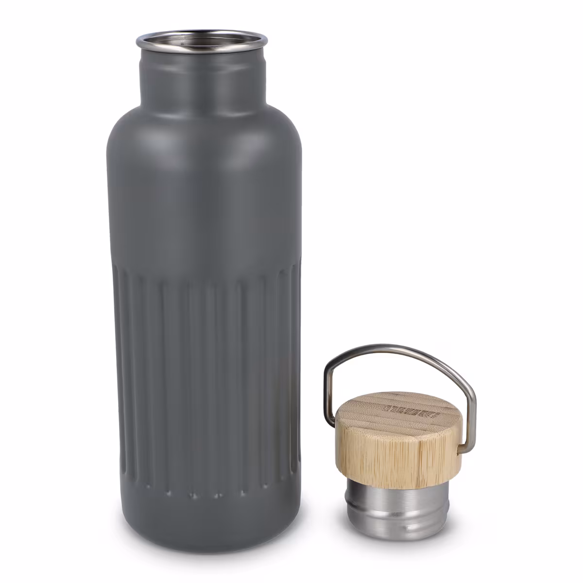Vue 2 de Bouteille isotherme en acier inoxydable recyclé 500 ml