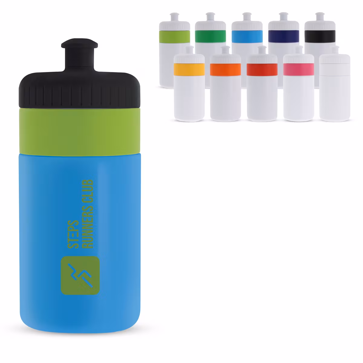 Vue 6 de Bidon de sport avec bord 500ml