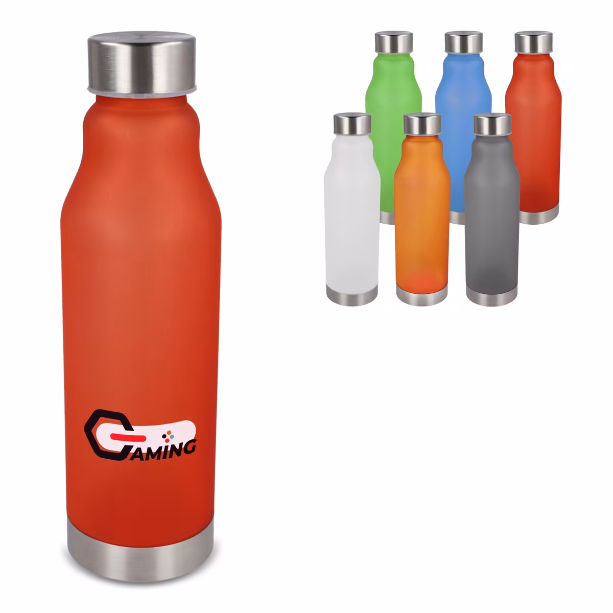Vue 3 de Bouteille R-PET givrée 600ml