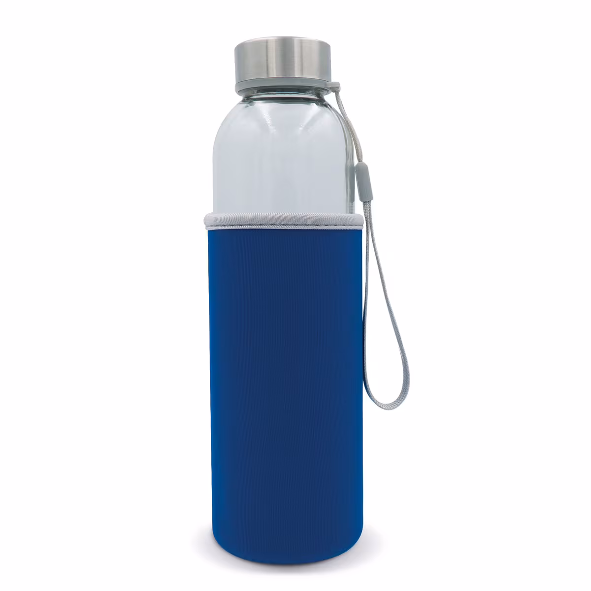 Vue 4 de Bouteille d’eau en verre avec fourreau 500ml