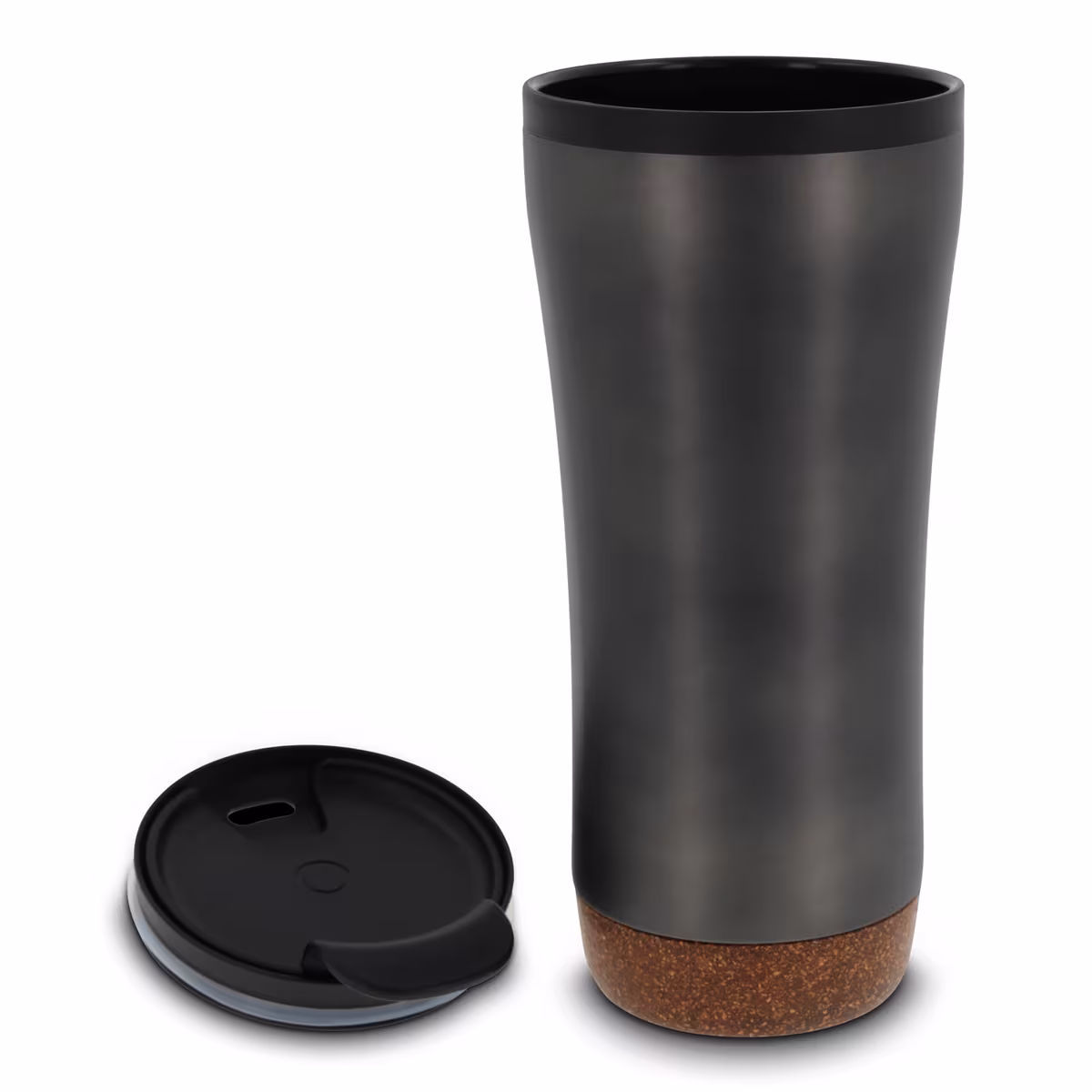 Vue 16 de Mug double paroi avec base en liège 480ml