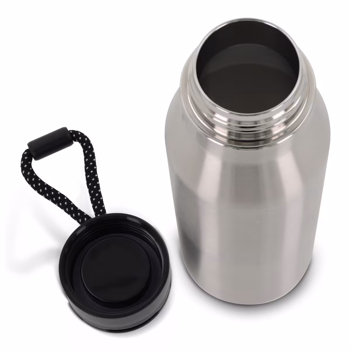 Vue 2 de Bouteille isotherme avec dragonne 600ml