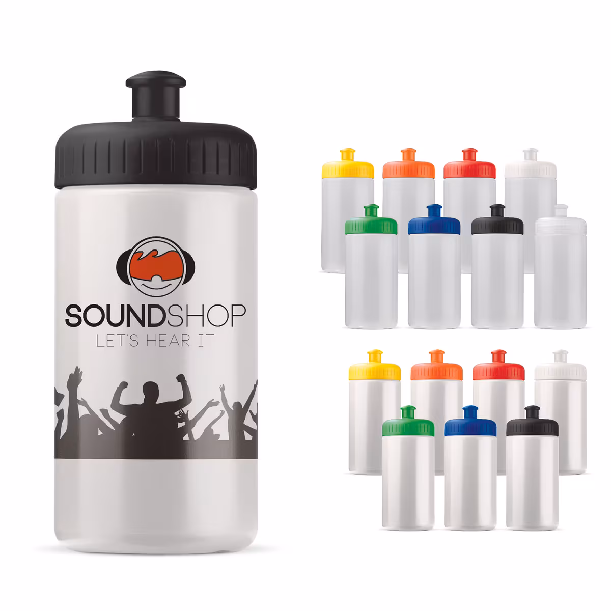 Vue 2 de Bidon de sport Bio based 500ml basic