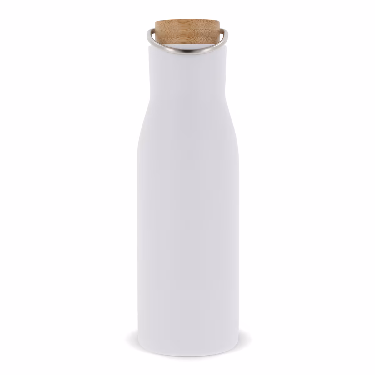 Vue 9 de Bouteille isotherme avec couvercle en bambou 500ml