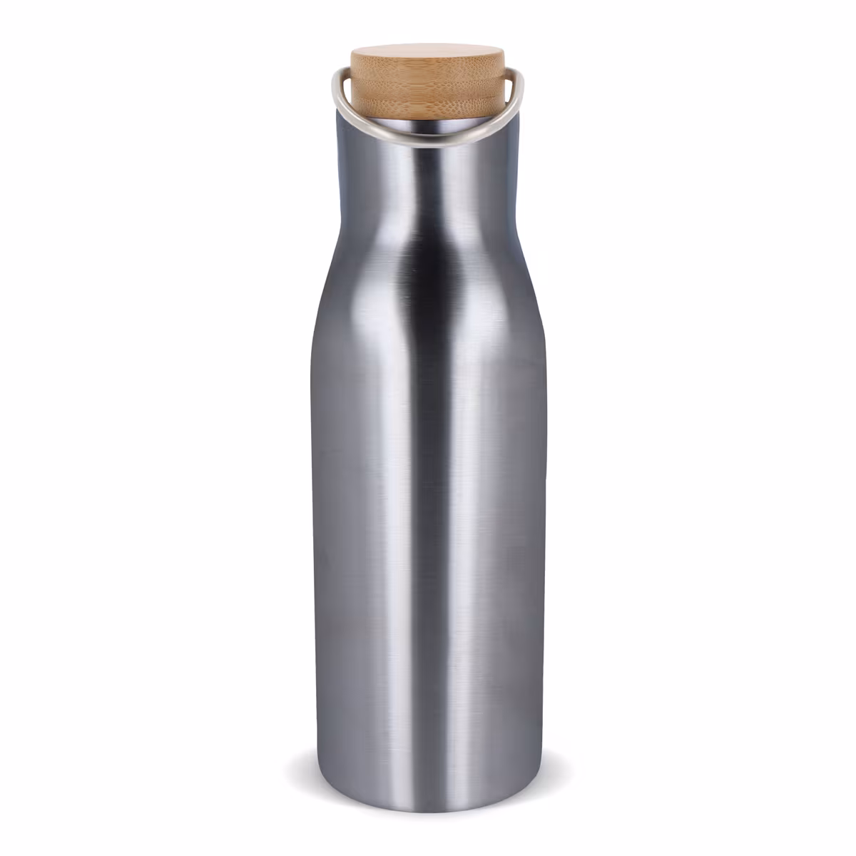 Bouteille isotherme avec couvercle en bambou 500ml