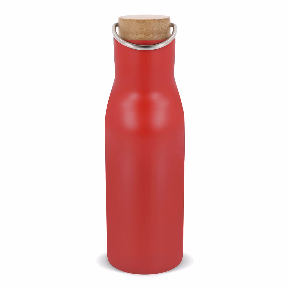 Bouteille isotherme avec couvercle en bambou 500ml