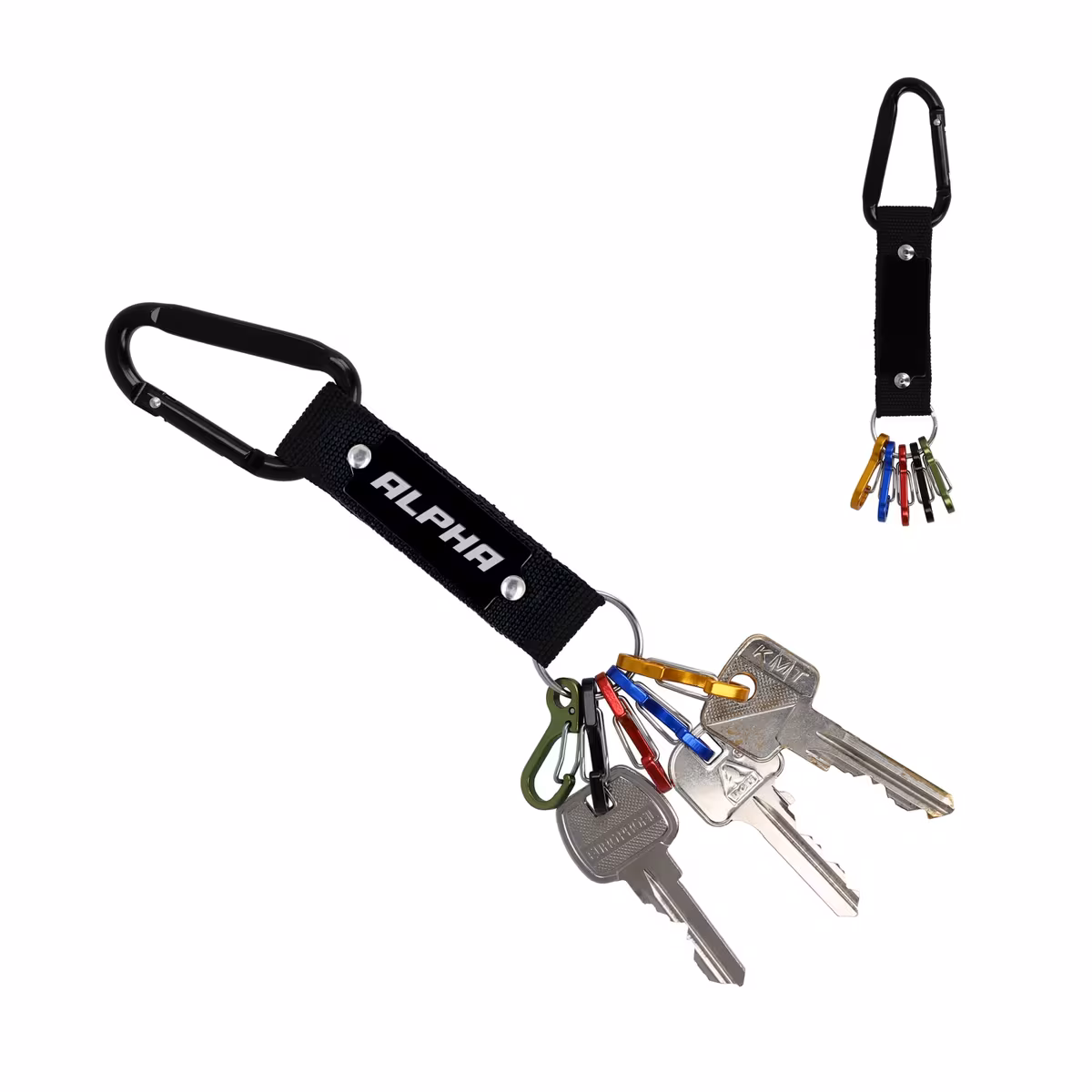 Vue 2 de Porte-clés Carabiner