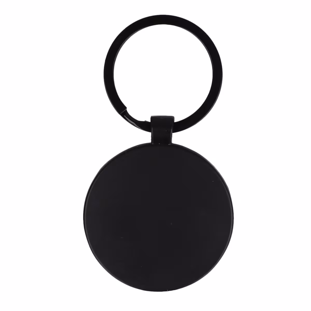 Vue 2 de Porte-clés en bambou et métal rond