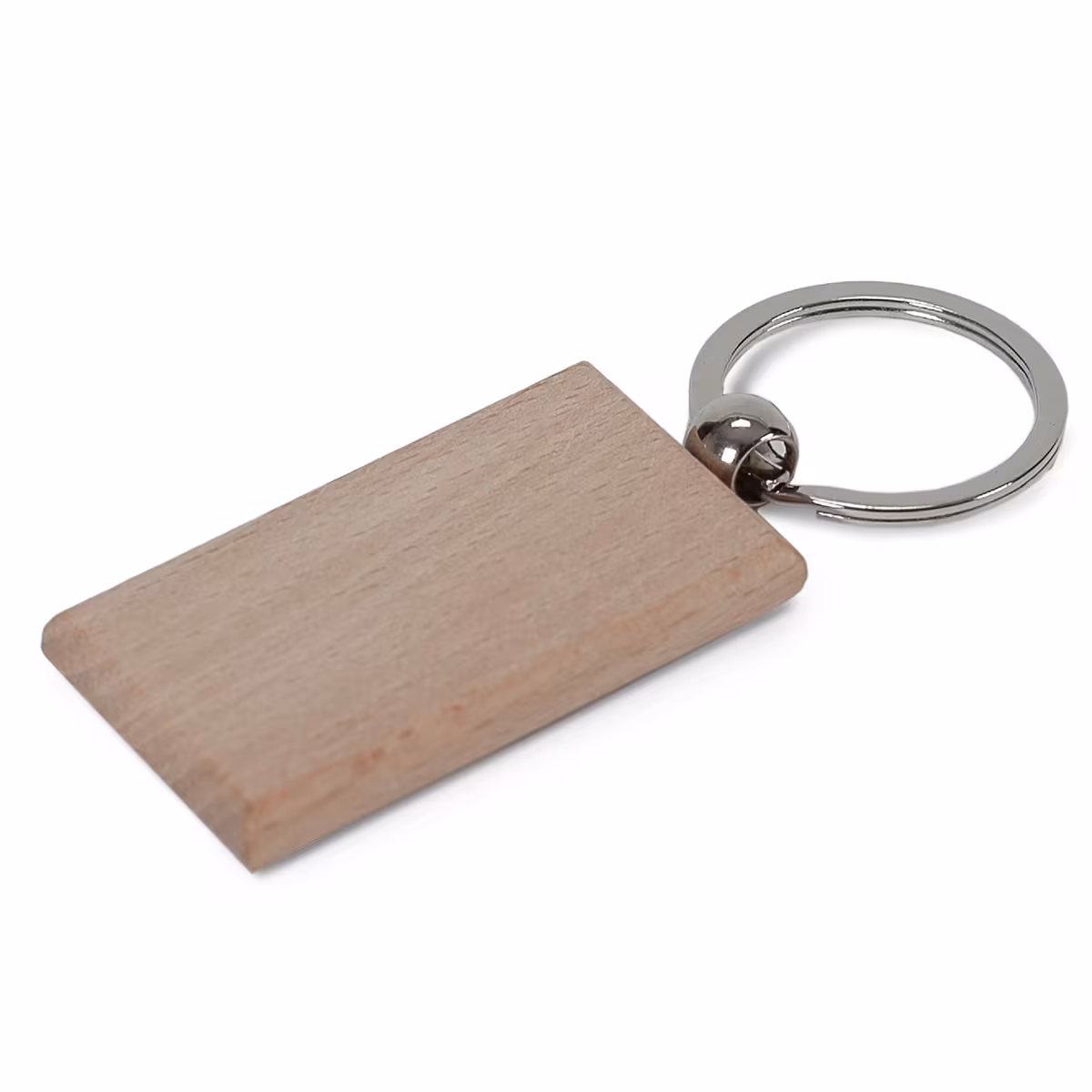 Porte-clés rectangulaire en bois