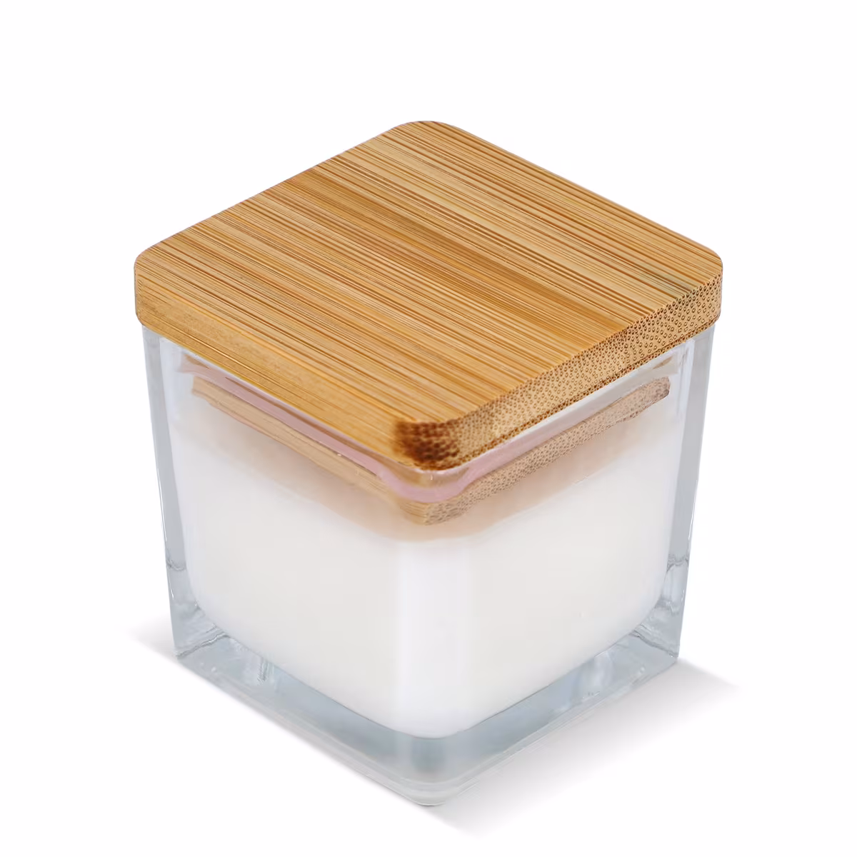 Bougie végétale Chakra dans un pot en verre