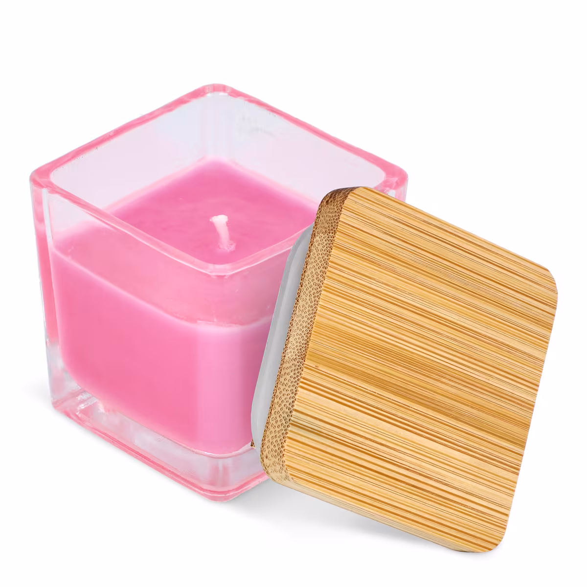 Vue 6 de Bougie végétale Chakra dans un pot en verre