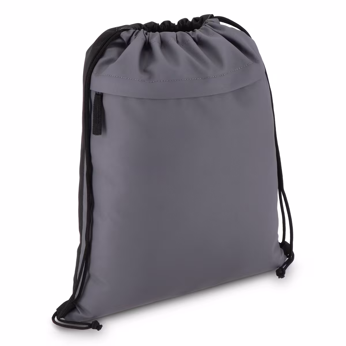 Vue 14 de Sac à cordon en R-PET 600D enduit PU, dimensions 33 x 42 cm