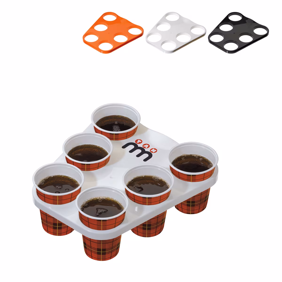 Vue 2 de Plateau bières/cafés