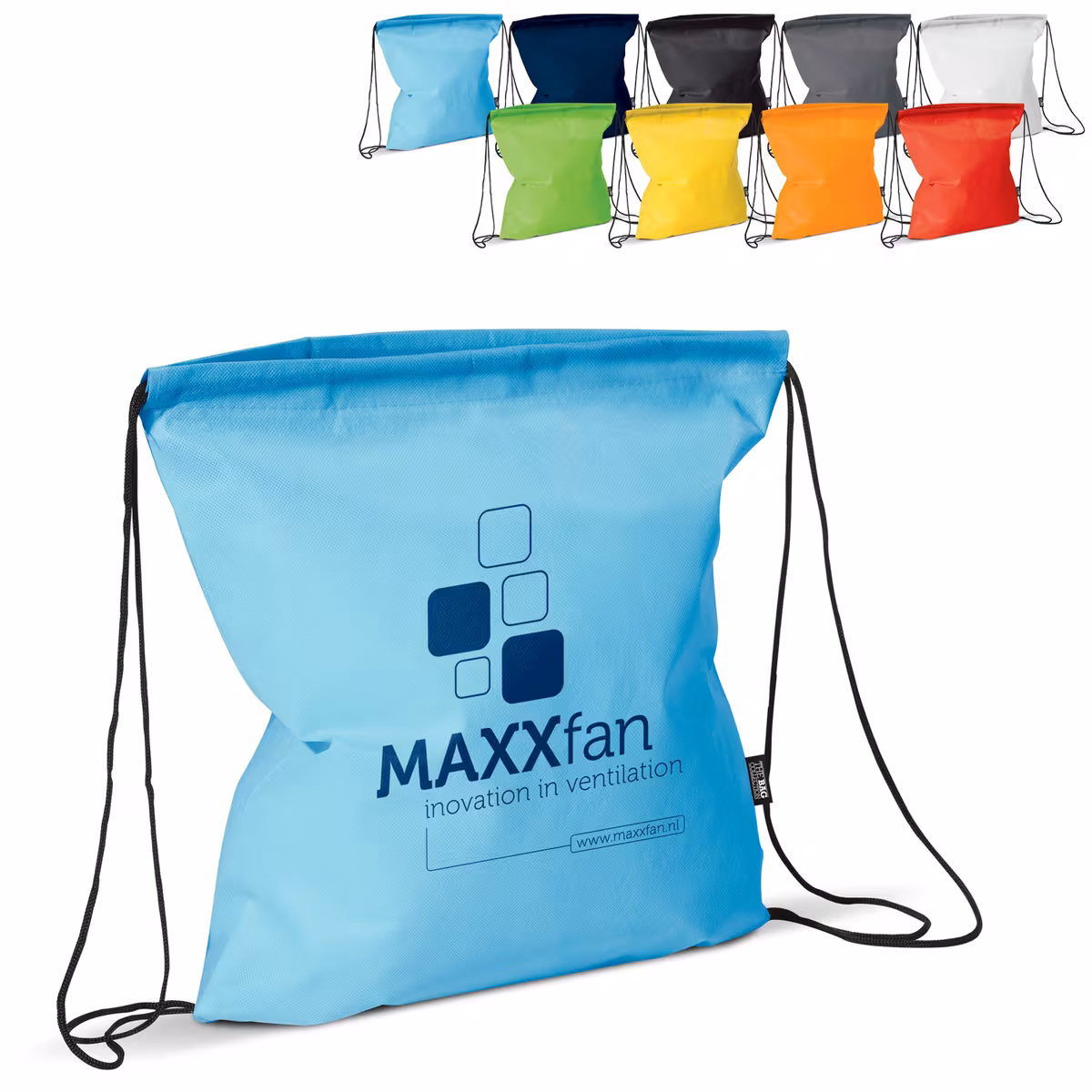 Vue 4 de Sac cordelette non-tissé 75g/m²