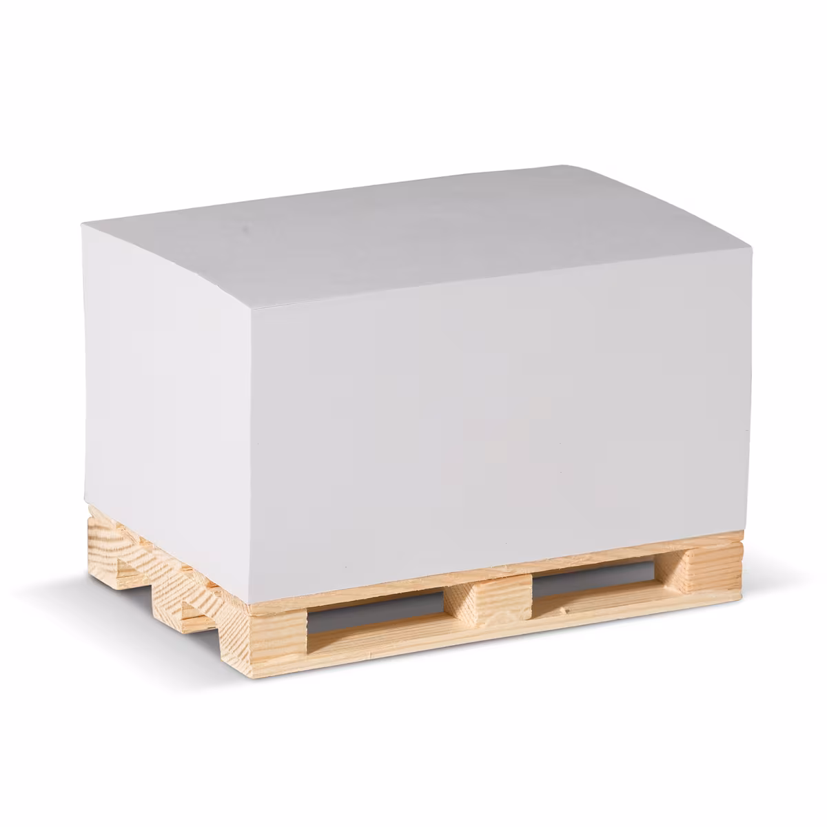 Vue 1 de Bloc rectangulaire 12x8x6cm sur palette en bois