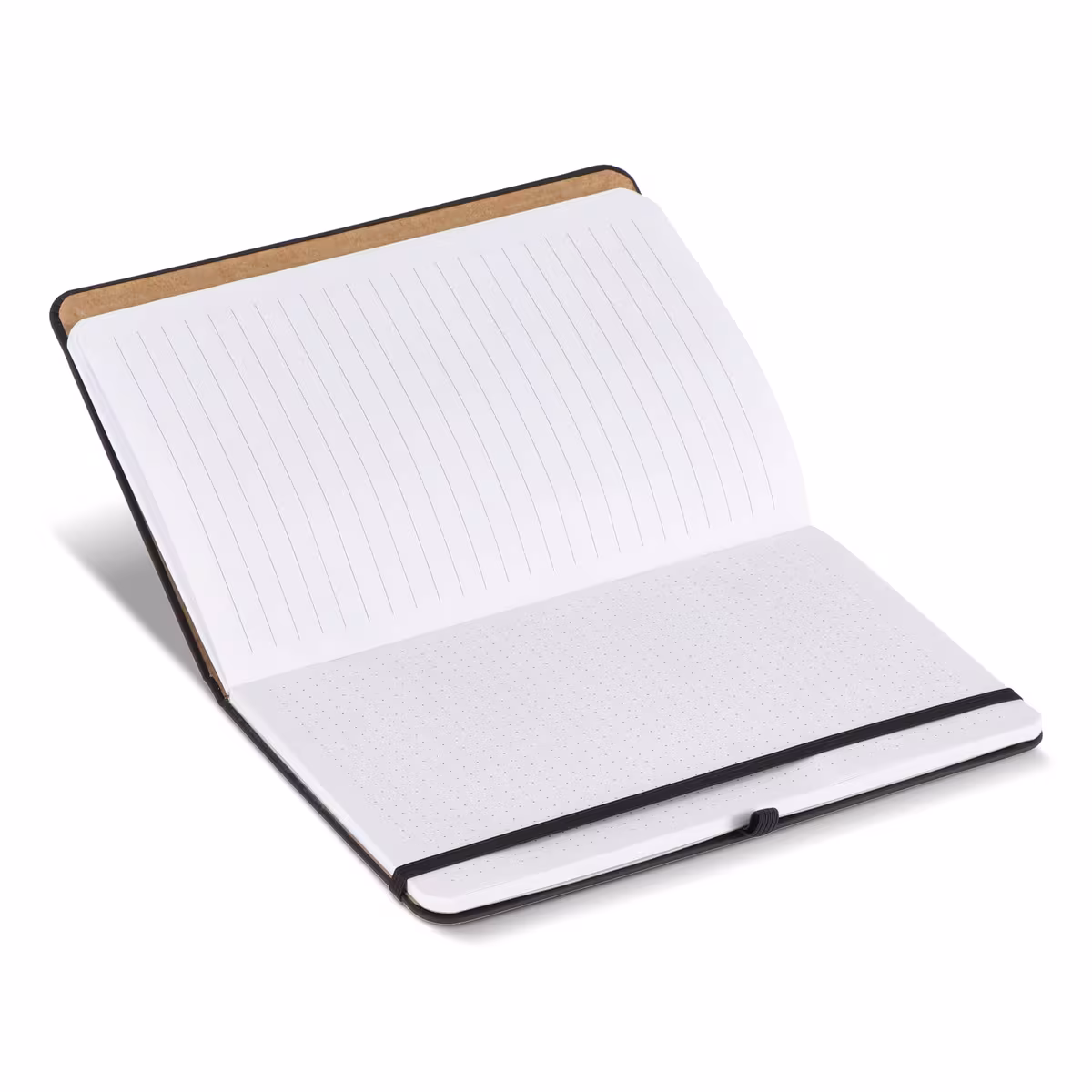 Vue 14 de Carnet Olmo à couverture rigide en PU A5 avec notes autocollantes