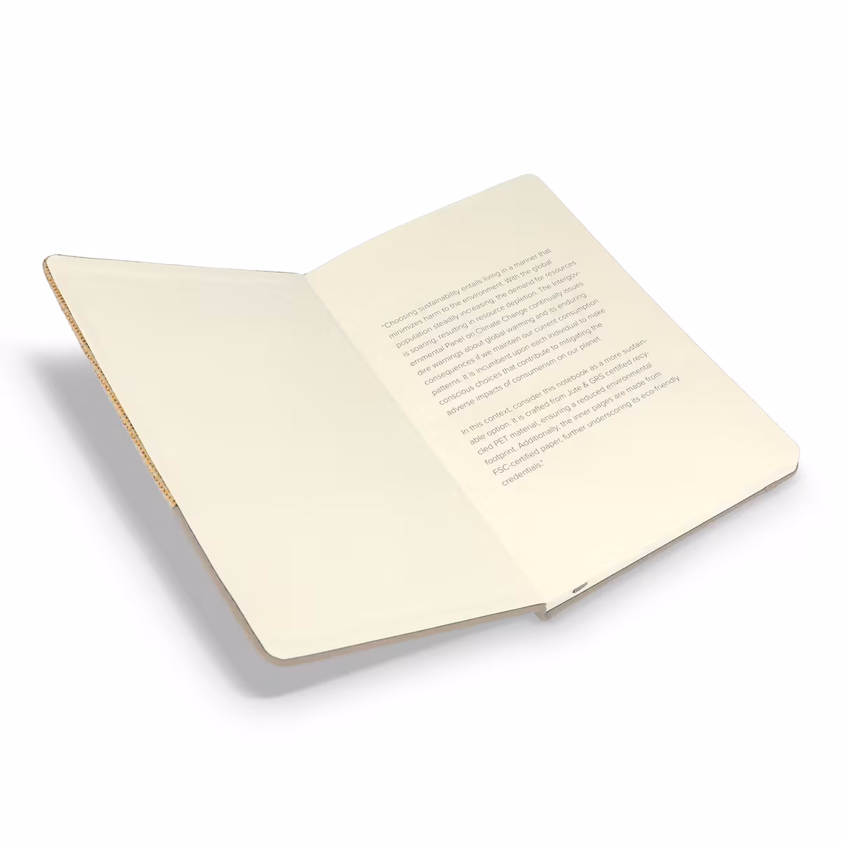 Vue 18 de Carnet de notes en jute R-PET