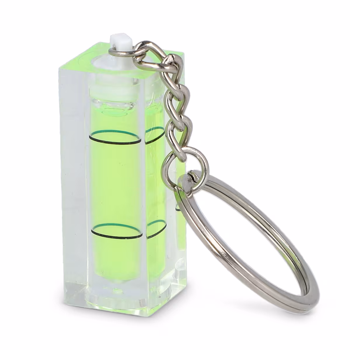 Porte-clés avec niveau à bulle