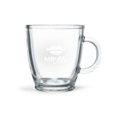 Vue 2 de Mug en verre 380ml MUGGY
