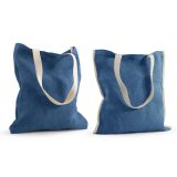 Vue 1 de Sac shopping réversible jute lavée TOPDAY