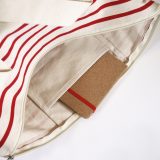 Vue 3 de Sac shopping coton bio 220g BIOBEACH