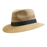 Vue 1 de Chapeau paille dorée PANAMA