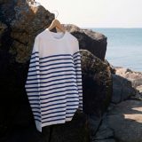 Vue 4 de Marinière coton bio 230g MALO
