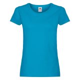 Vue 6 de T-shirt 100 % Coton Manches Courtes Original Couleur Femme