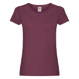 Vue 5 de T-shirt 100 % Coton Manches Courtes Original Couleur Femme