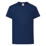 Vue 3 de T-shirt 100 % Coton Manches Courtes Original Couleur Enfant