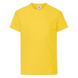 Vue 2 de T-shirt 100 % Coton Manches Courtes Original Couleur Enfant