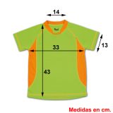 Vue 3 de T-shirt Tecnique Arabia Enfant