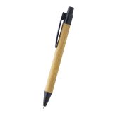 Vue 4 de Stylo a Bille en Bambou Canion