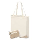 Vue 2 de Sac Pliable Dylan Coton/jute