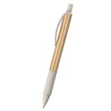 Vue 3 de Stylo en Bambou et Paille de Ble/abs Econatur