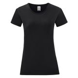 Vue 9 de T-shirt 100 % Coton Manches Courtes Iconic Couleur Femme