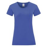 Vue 4 de T-shirt 100 % Coton Manches Courtes Iconic Couleur Femme