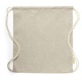 Vue 7 de Sac a Dos Konim en Coton Recycle Naturelle