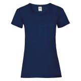 Vue 3 de T-shirt 100 % Coton Manches Courtes Value Couleur Femme