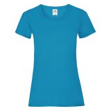 Vue 6 de T-shirt 100 % Coton Manches Courtes Value Couleur Femme