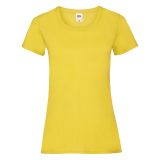 Vue 2 de T-shirt 100 % Coton Manches Courtes Value Couleur Femme