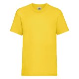 Vue 2 de T-shirt 100 % Coton Manches Courtes Value Couleur Enfant