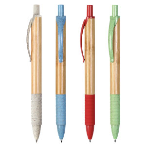 Stylo en Bambou et Paille de Ble/abs Econatur