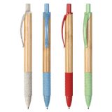 Vue 1 de Stylo en Bambou et Paille de Ble/abs Econatur