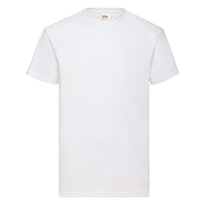 T-shirt 100 % Coton Manches Courtes Value Blanche Homme