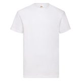 Vue 1 de T-shirt 100 % Coton Manches Courtes Value Blanche Homme