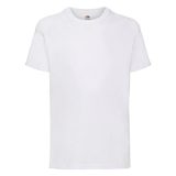 Vue 1 de T-shirt 100 % Coton Manches Courtes Value Blanche Enfant