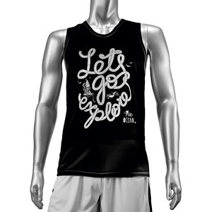 T-shirt Technique Sublimation Fenel Noir