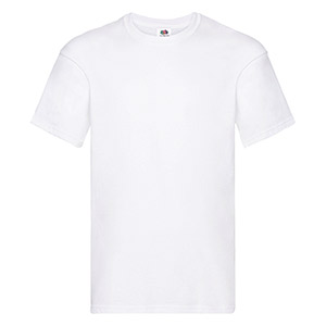 T-shirt 100 % Coton Manches Courtes Original Blanche