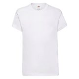 Vue 1 de T-shirt 100 % Coton Manches Courtes Original Blanche Enfant